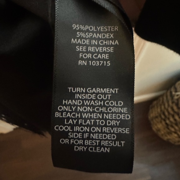 NICOLE MILLER Wren Fringe Halter Midi Dress Black Size 12 - Picture 6 of 8